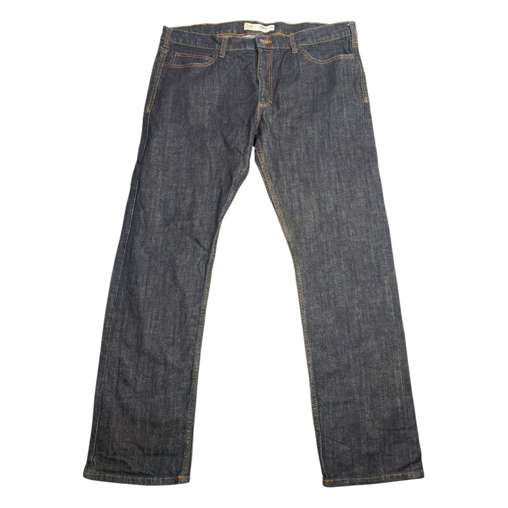 Lee‎ Modern Series Slim Fit Tapered Leg Jeans Mens 40x32 Dark Wash Indigo L231